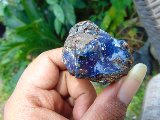 20 gram Rough Raw Indonesian Blue Amber for Healing AGRB157
