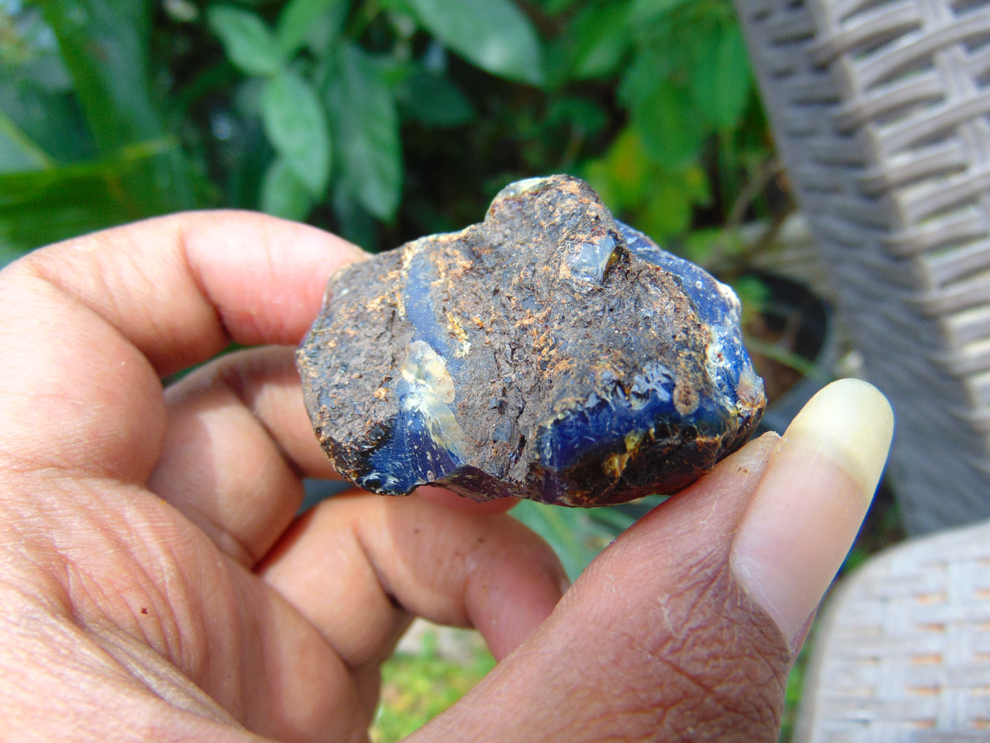 20 gram Rough Raw Indonesian Blue Amber for Healing AGRB157