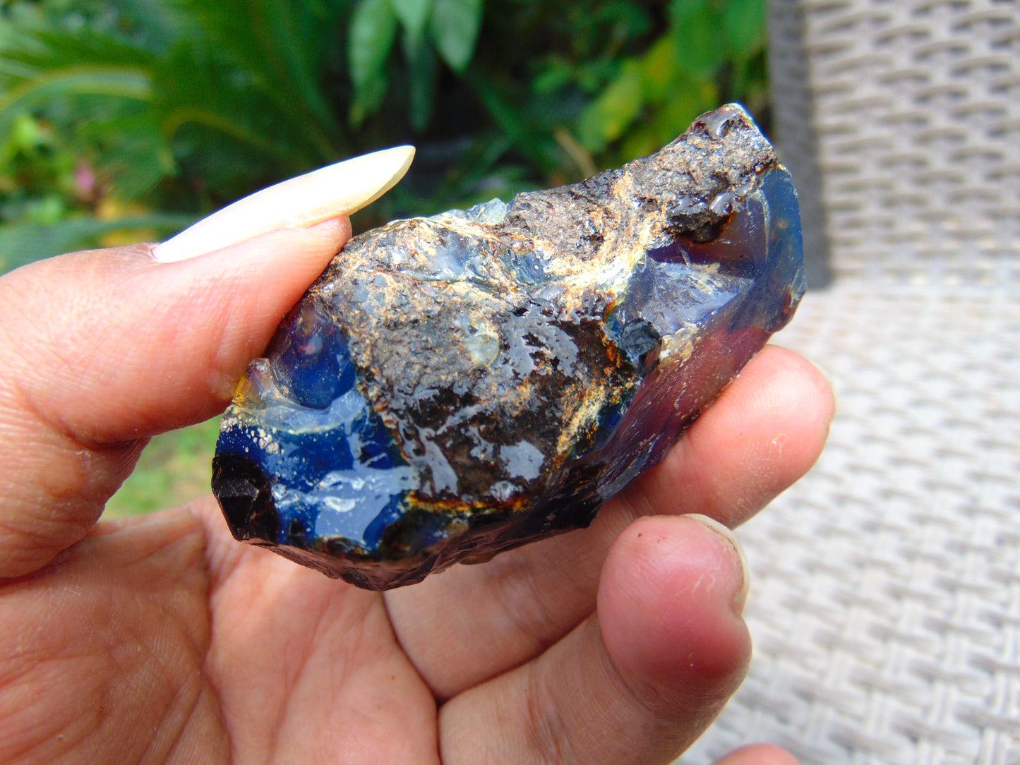 27 gram Rough Raw Indonesian Blue Amber for Healing AGRB141
