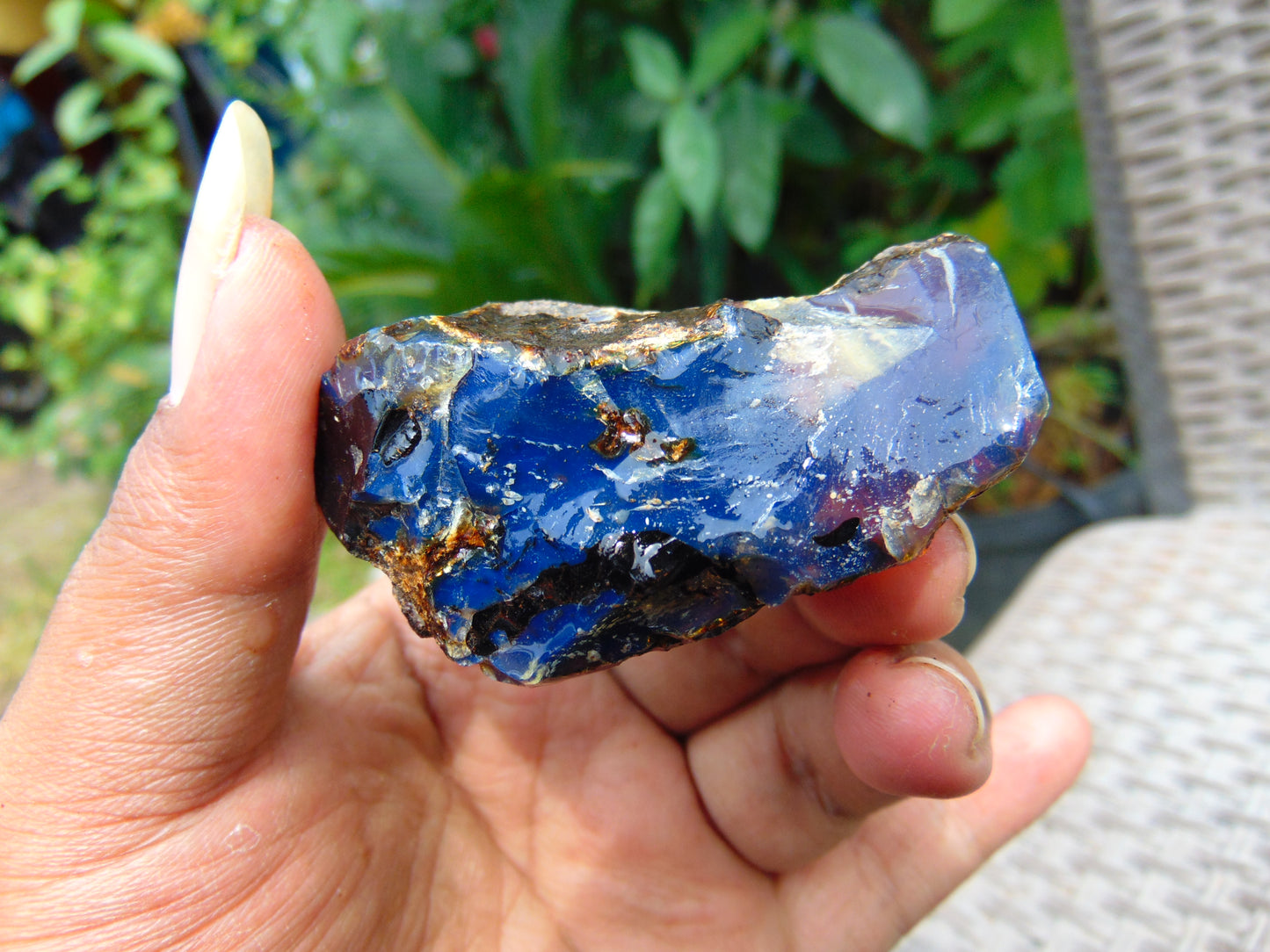 27 gram Rough Raw Indonesian Blue Amber for Healing AGRB141