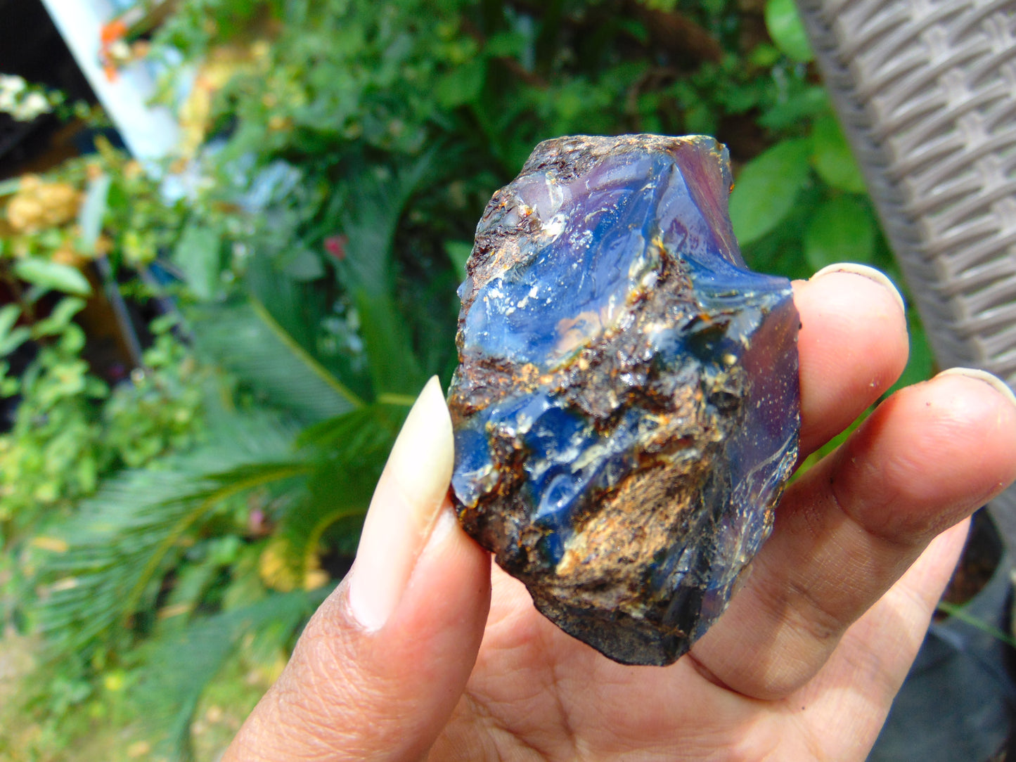 27 gram Rough Raw Indonesian Blue Amber for Healing AGRB141