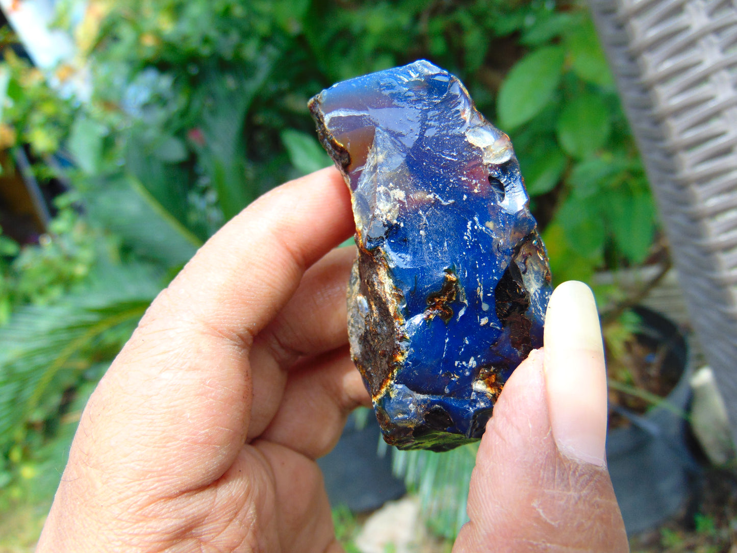 27 gram Rough Raw Indonesian Blue Amber for Healing AGRB141