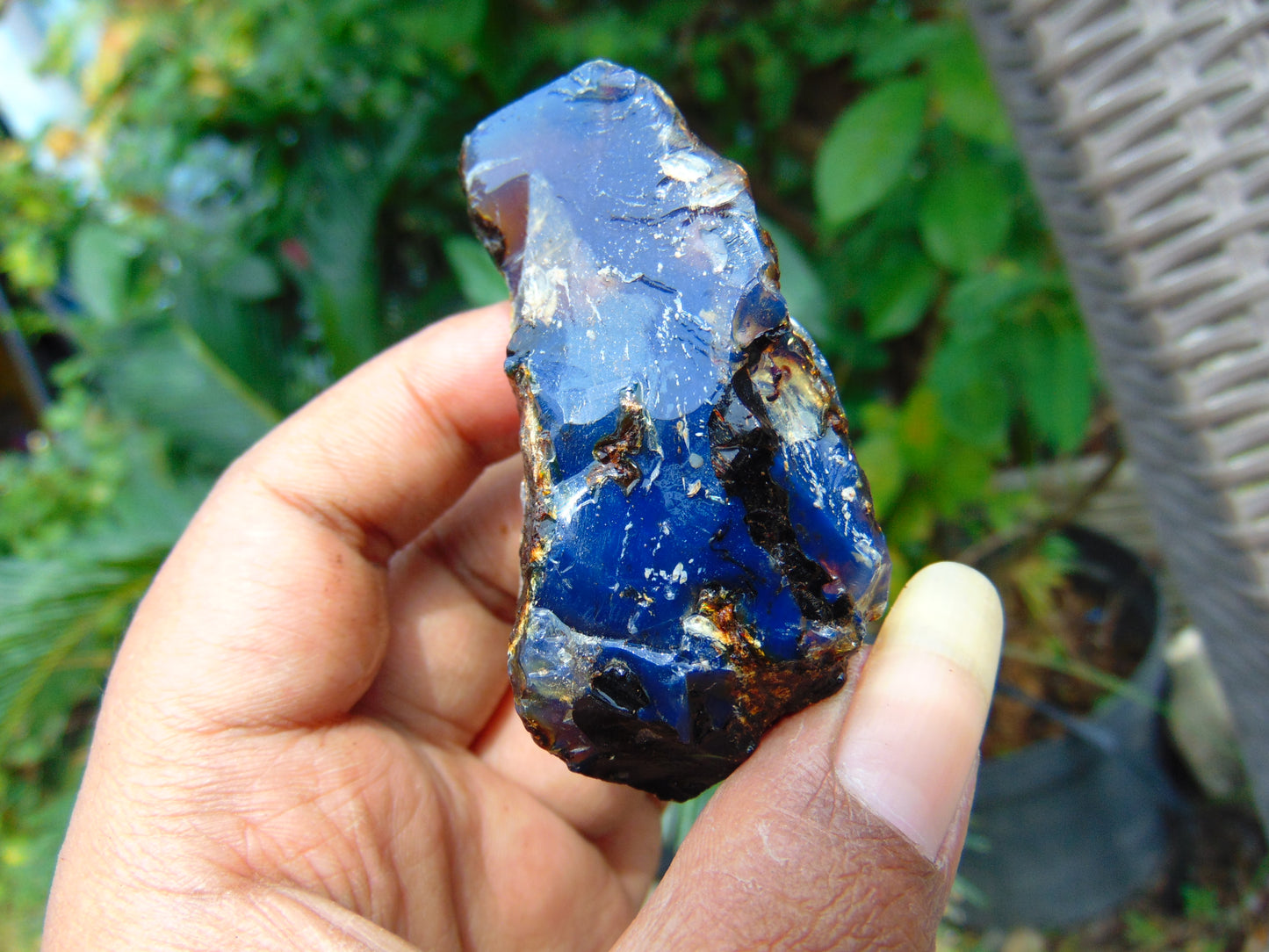 27 gram Rough Raw Indonesian Blue Amber for Healing AGRB141