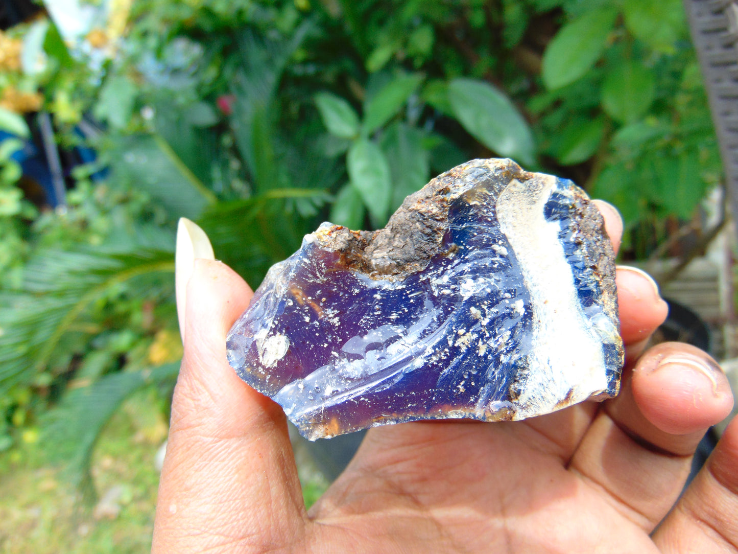 36 gram Rough Raw Indonesian Blue Amber for Healing AGRB121