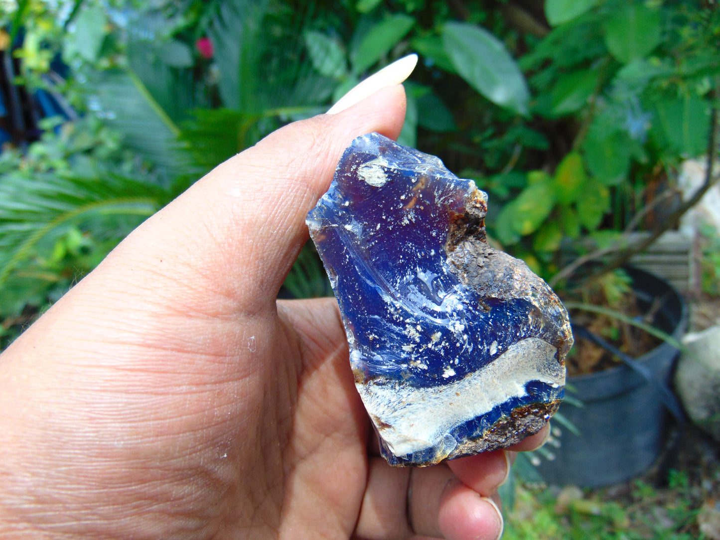 36 gram Rough Raw Indonesian Blue Amber for Healing AGRB121