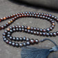 74 gram 108 Beads 10 mm Mala Buddha for Yoga and Meditation Indonesian Black Amber for Healing MB14