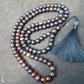 74 gram 108 Beads 10 mm Mala Buddha for Yoga and Meditation Indonesian Black Amber for Healing MB14