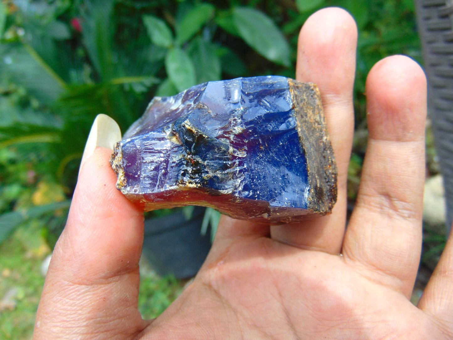 36 gram Rough Raw Indonesian Blue Amber for Healing AGRB121