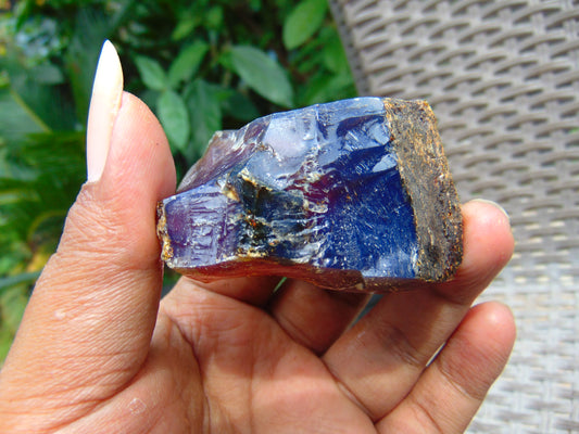36 gram Rough Raw Indonesian Blue Amber for Healing AGRB121