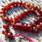 48 gr Hand Tasbih 36 Beads 12 mm Mesbah Rosary Indonesian Red Amber for Healing FR7