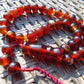 48 gr Hand Tasbih 36 Beads 12 mm Mesbah Rosary Indonesian Red Amber for Healing FR7