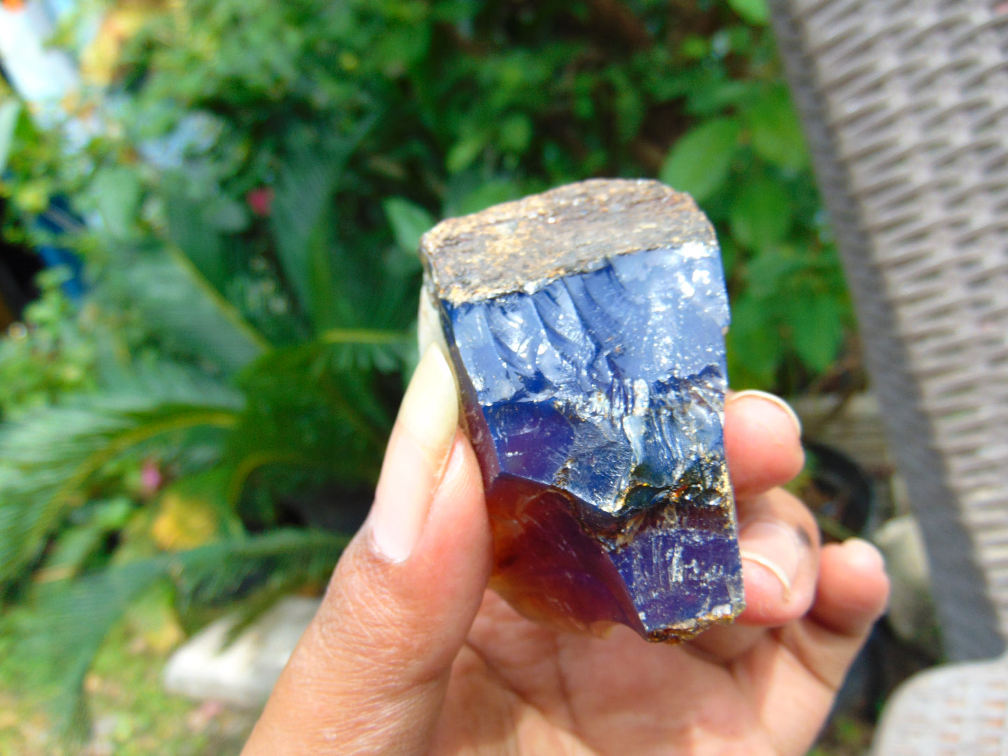 36 gram Rough Raw Indonesian Blue Amber for Healing AGRB121