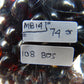 74 gram 108 Beads 10 mm Mala Buddha for Yoga and Meditation Indonesian Black Amber for Healing MB14