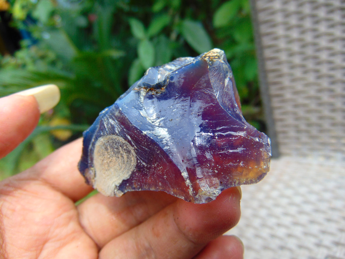 36 gram Rough Raw Indonesian Blue Amber for Healing AGRB121