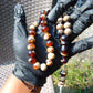 48 gr Hand Tasbih 36 Beads 12 mm Mesbah Rosary Indonesian White Amber for Healing FR3