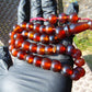 48 gr Hand Tasbih 36 Beads 12 mm Mesbah Rosary Indonesian White Amber for Healing FR1