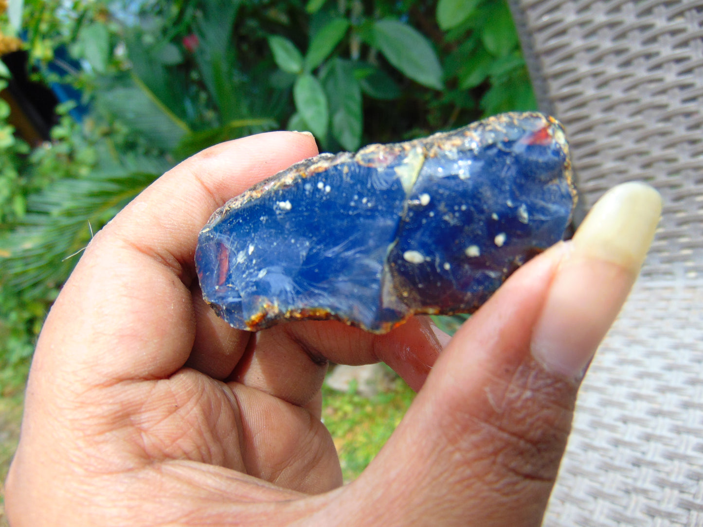 31 gram Rough Raw Indonesian Blue Amber for Healing AGRB127