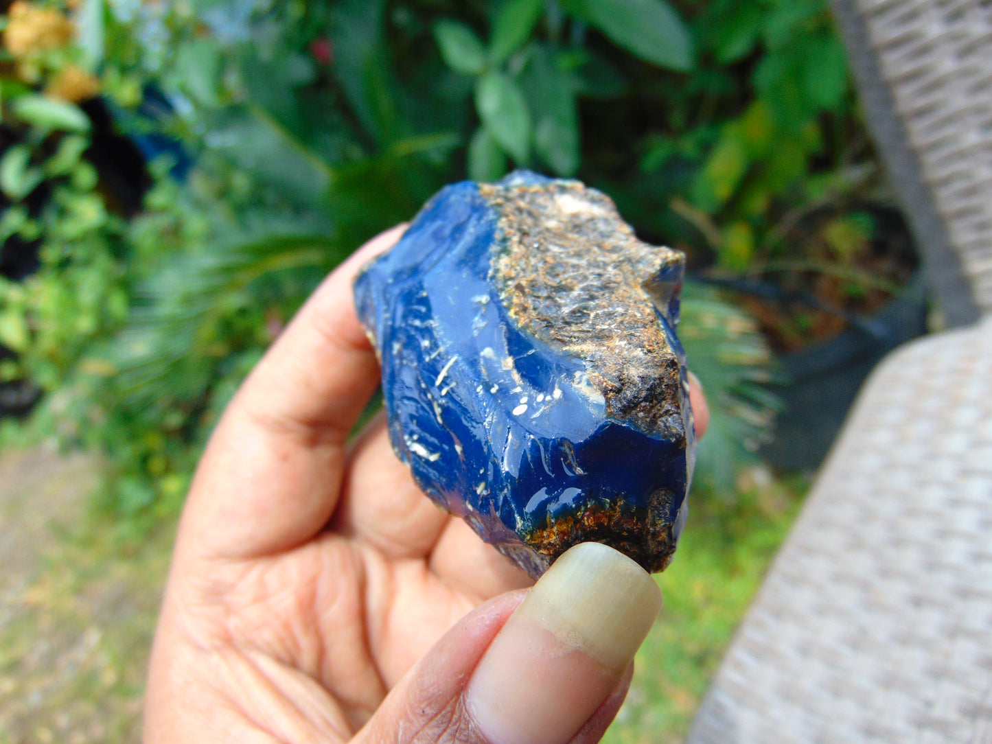 31 gram Rough Raw Indonesian Blue Amber for Healing AGRB127