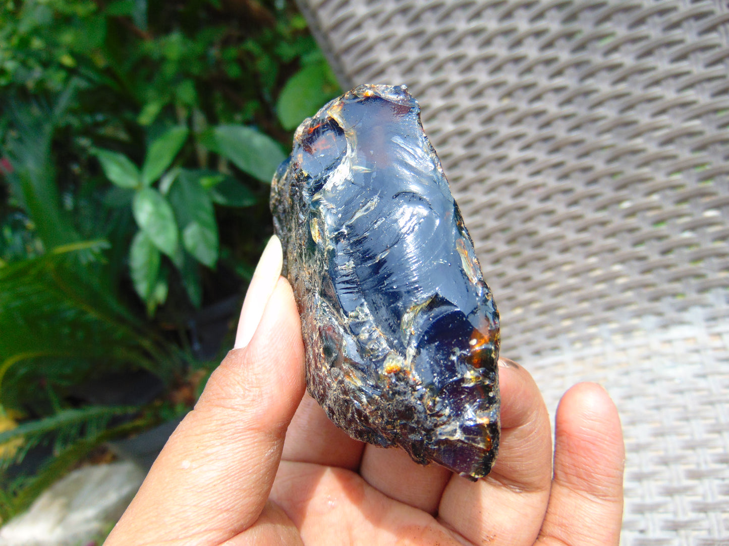 45 gram Rough Raw Indonesian Blue Amber for Healing AGRB149