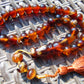 49 gr Hand Tasbih 36 Beads 12 mm Mesbah Rosary Indonesian Amber for Healing FR2
