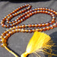 71 gram 108 Beads 10 mm Mala Buddha for Yoga and Meditation Indonesian Yellow Blue Amber for Healing MB10