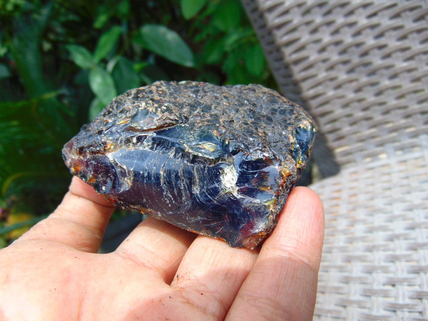 45 gram Rough Raw Indonesian Blue Amber for Healing AGRB149