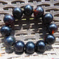 61 gram 12 Beads Mala Bracelet Indonesian Blue Amber 20 mm for Healing BB10