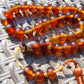 48 gr Hand Tasbih 36 Beads 12 mm Mesbah Rosary Indonesian Yellow Bluish Amber for Healing FR5