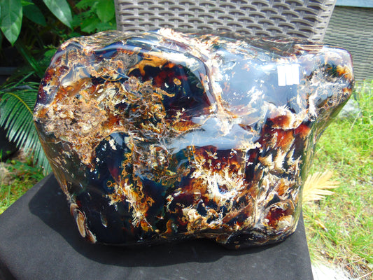 13570 gram Big Full Polished 39x25x23 cm Indonesia Blue Amber for Healing AR110