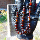 28 gr Hand Tasbih 36 Beads 10 mm Mesbah Rosary Indonesian Dark Red Amber for Healing FR14