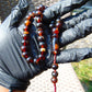 28 gr Hand Tasbih 36 Beads 10 mm Mesbah Rosary Indonesian Dark Red Amber for Healing FR14