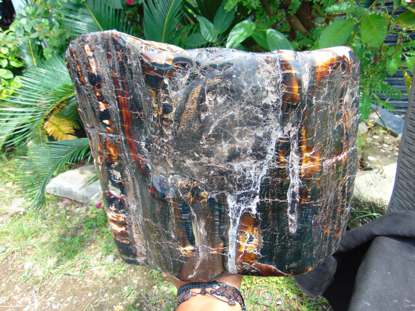 8180 gram Big Full Polished 27x23x17 cm Indonesia Green Amber for Healing ML57