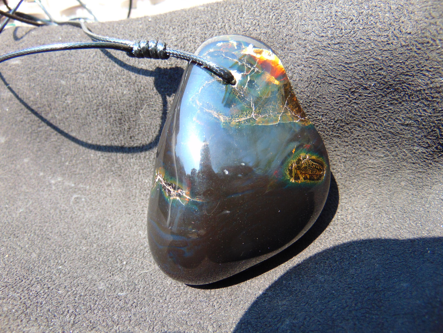 53 gr Big Pendant Indonesian Dark Amber for Healing PGA533