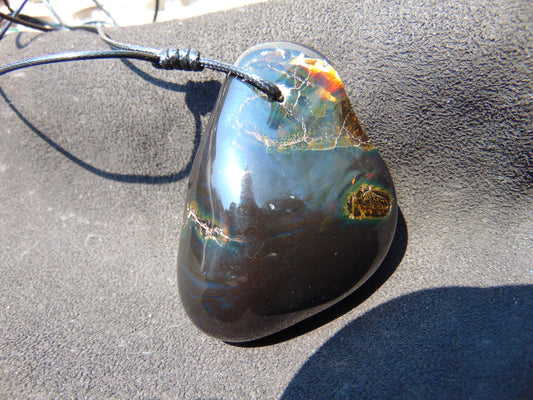 53 gr Big Pendant Indonesian Dark Amber for Healing PGA533