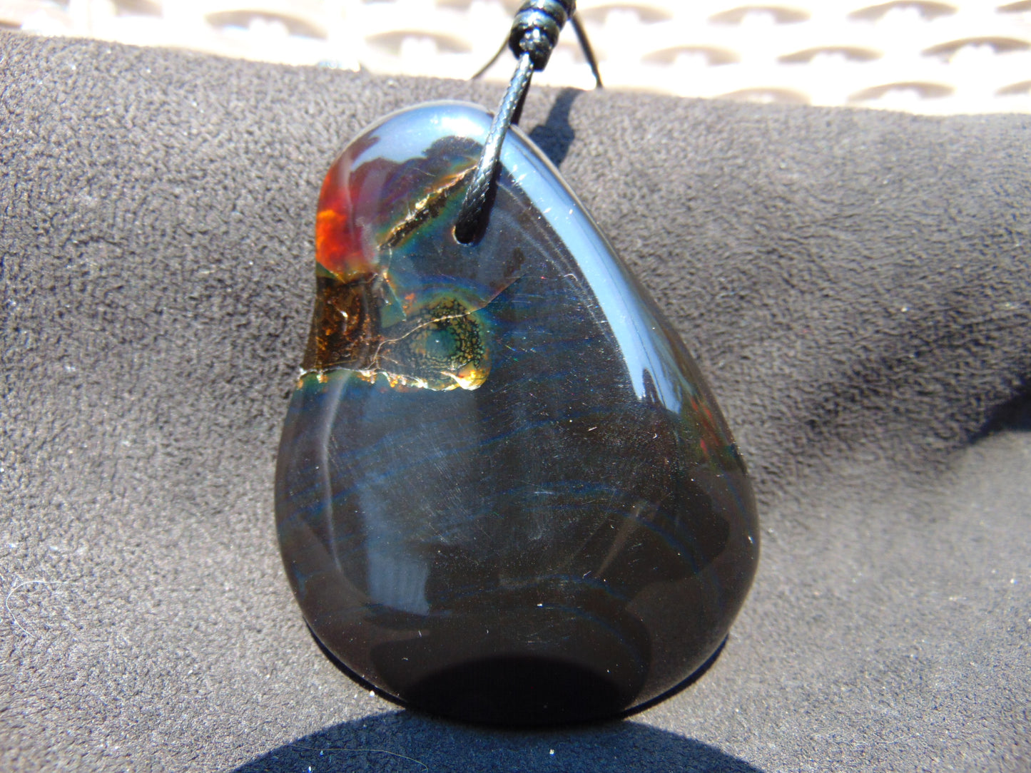 53 gr Big Pendant Indonesian Dark Amber for Healing PGA533