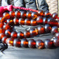 31 gr Hand Tasbih 36 Beads 10 mm Mesbah Rosary Indonesian Red Amber for Healing FR11