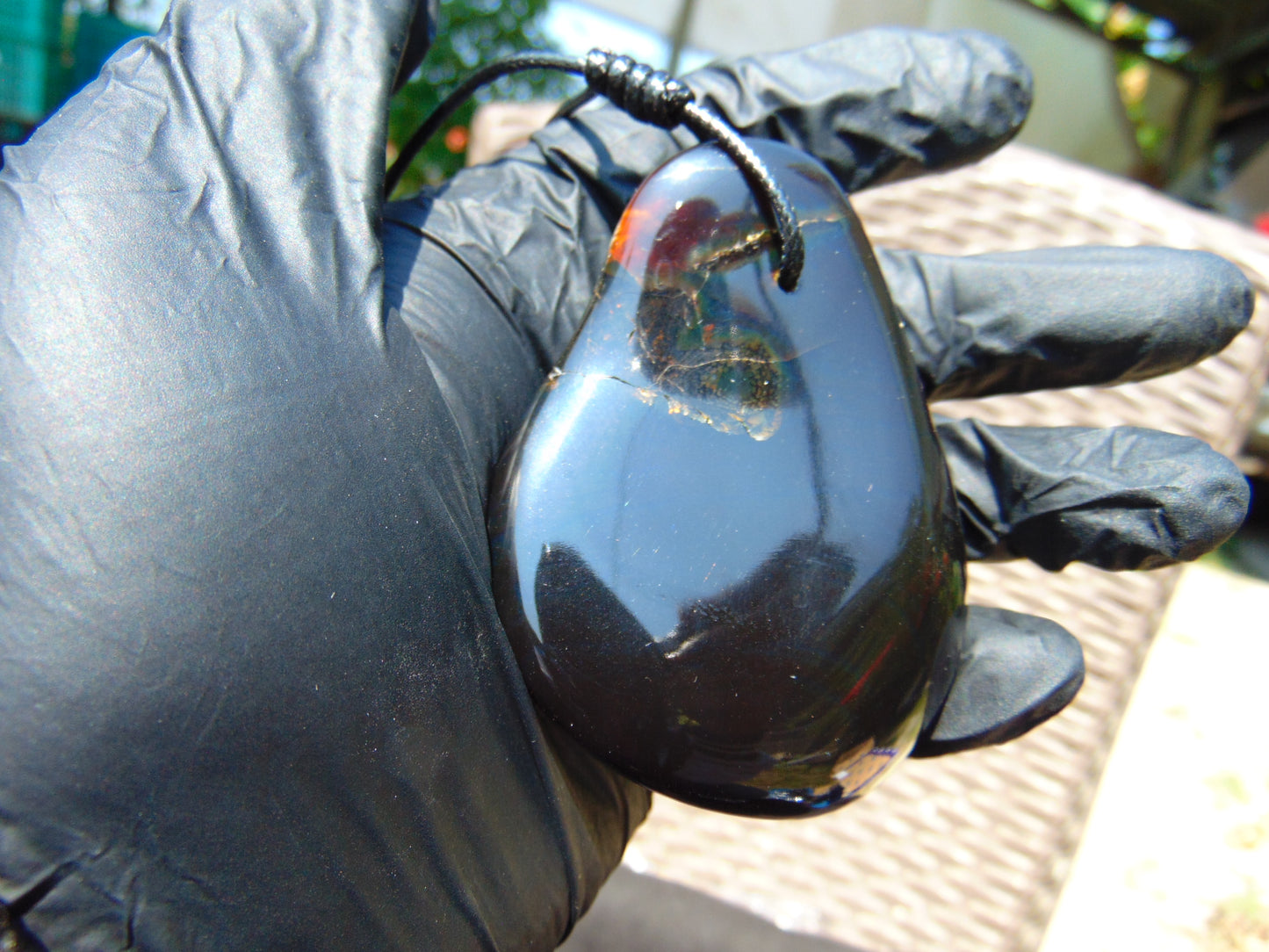 53 gr Big Pendant Indonesian Dark Amber for Healing PGA533