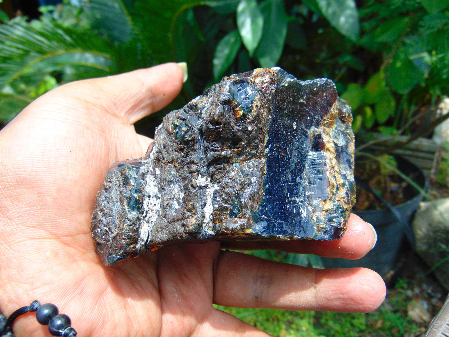 110 gram Rough Raw Indonesian Blue Amber for Healing AGRB120
