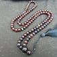 70 gram 108 Beads 10 mm Mala Buddha for Yoga and Meditation Indonesian Black Amber for Healing MB22