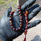 31 gr Hand Tasbih 36 Beads 10 mm Mesbah Rosary Indonesian Dark Red Amber for Healing FR15