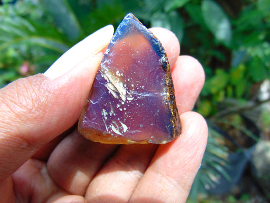 7 gram Rough Raw Indonesian Blue Amber for Healing AGRB160