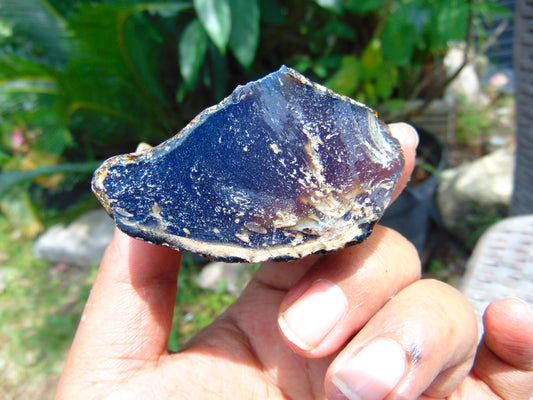 71 gram Rough Raw Indonesian Blue Amber for Healing AGRB130