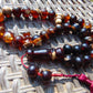 65 gr Tasbih Mesbah Rosary 36 Beads 14 mm Indonesian Cherry Red Amber for Healing TB14i28