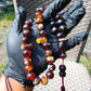 65 gr Tasbih Mesbah Rosary 36 Beads 14 mm Indonesian Cherry Red Amber for Healing TB14i28