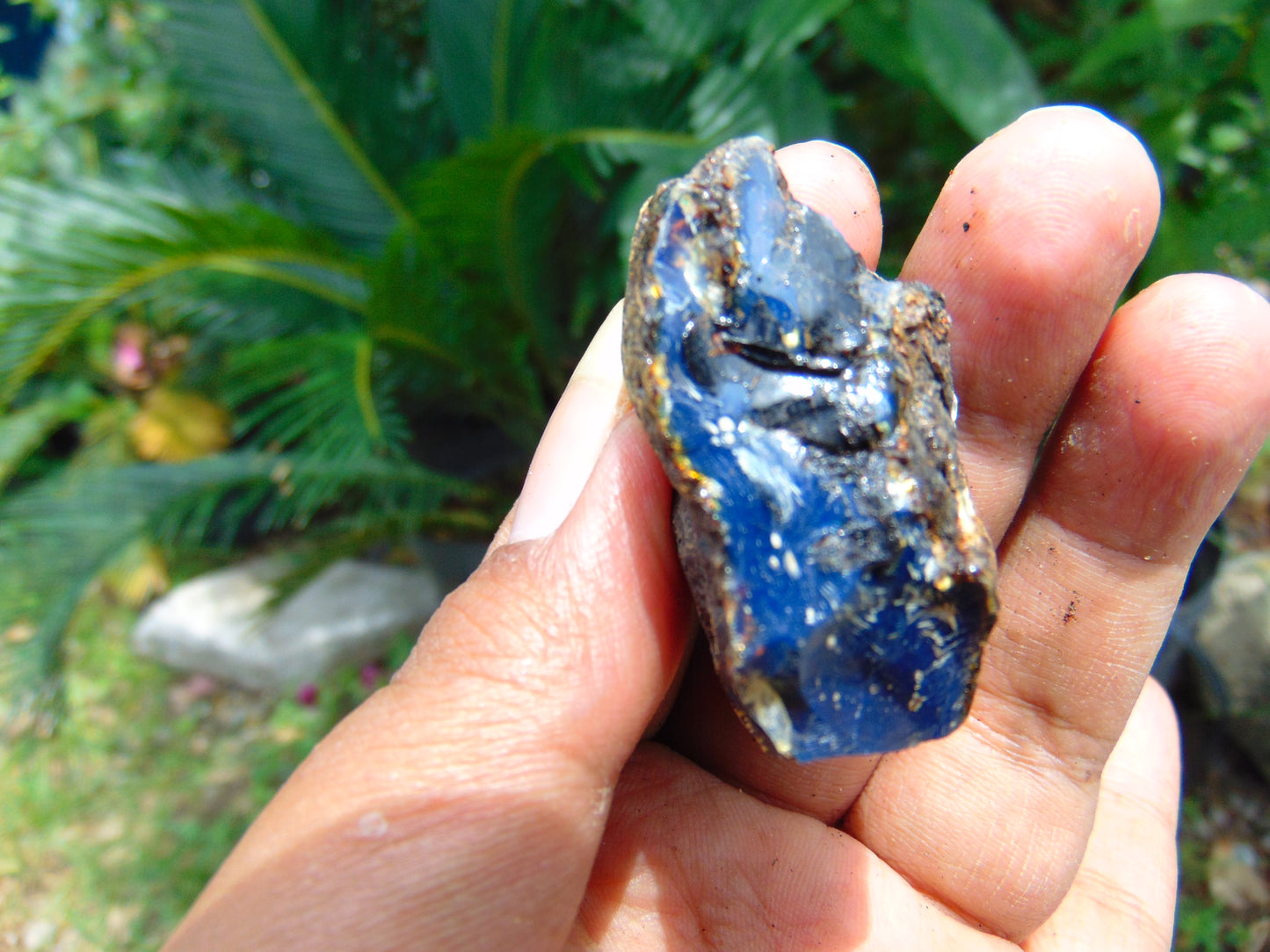 17 gram Rough Raw Indonesian Blue Amber for Healing AGRB117