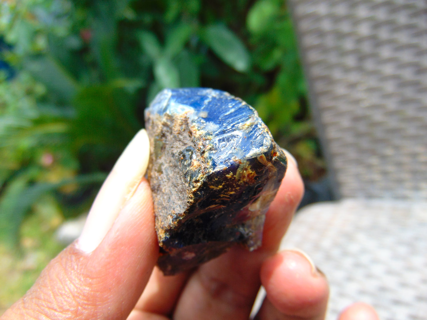 17 gram Rough Raw Indonesian Blue Amber for Healing AGRB117