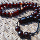 49 gr Hand Tasbih Mesbah Rosary 36 Beads 12 mm Indonesian Cherry Red Amber for Healing TB13i16