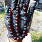 49 gr Hand Tasbih Mesbah Rosary 36 Beads 12 mm Indonesian Cherry Red Amber for Healing TB13i16