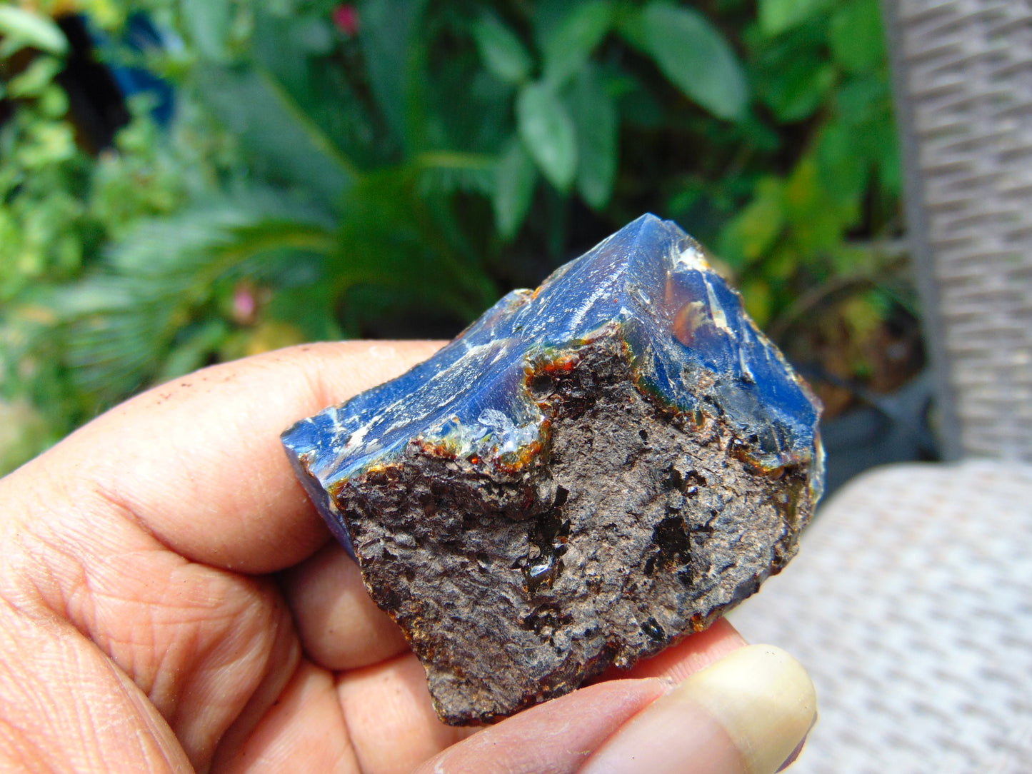 16 gram Rough Raw Indonesian Blue Amber for Healing AGRB116