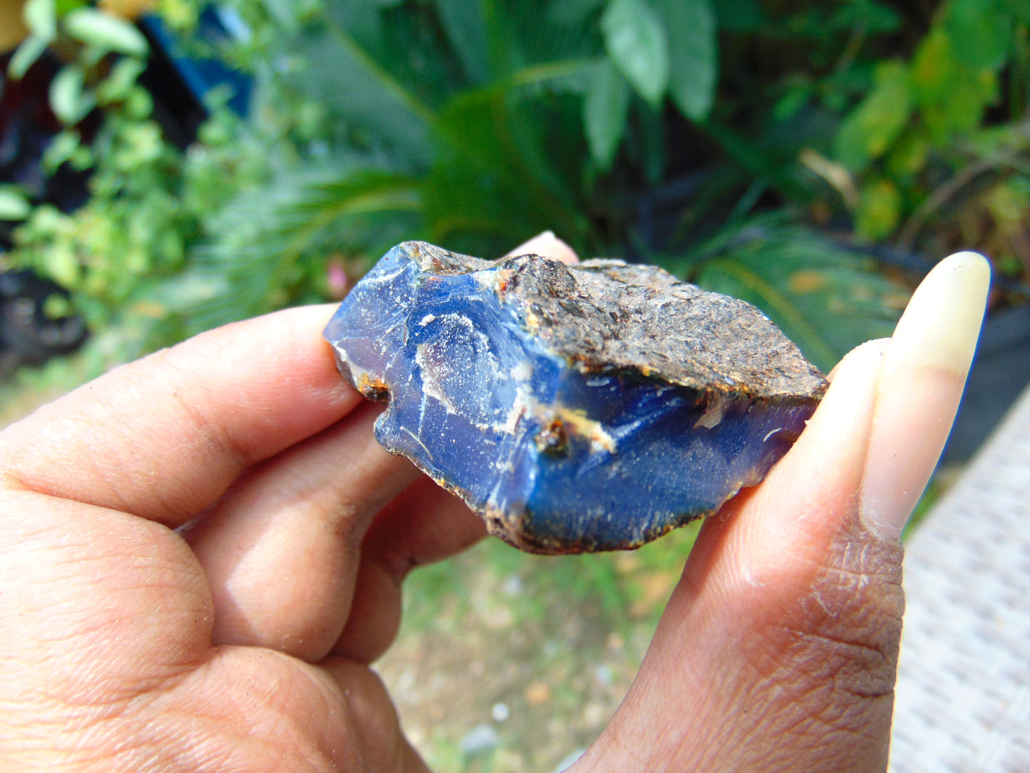 16 gram Rough Raw Indonesian Blue Amber for Healing AGRB116